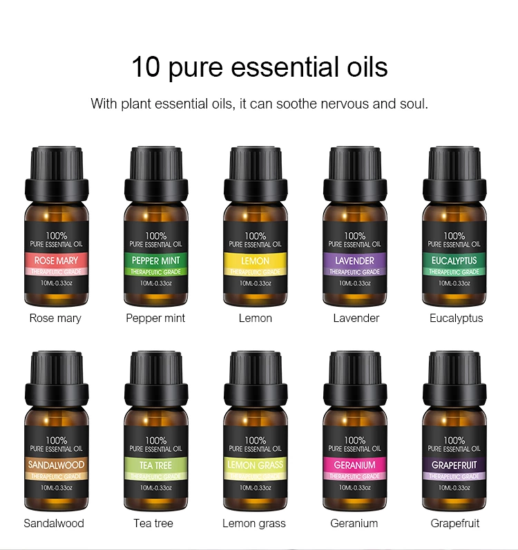 10ml 纯精油 编号：EO02