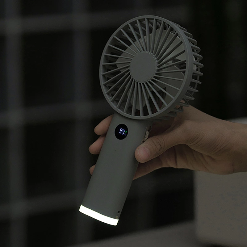 Beat the Summer Heat with the Ultimate Quiet Handheld Fan with Night Light