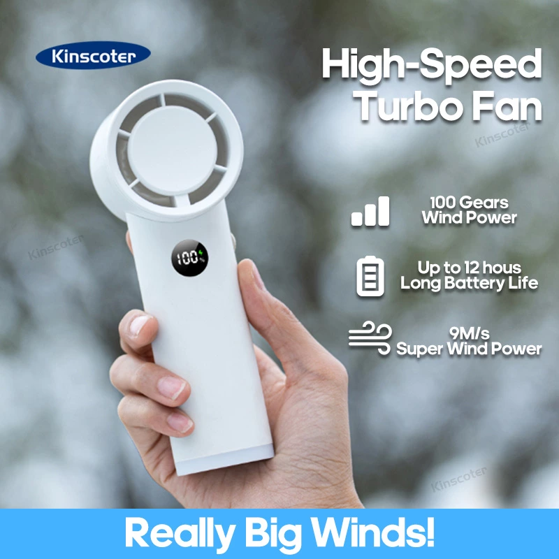 A new portable and cool experience: a 100-speed handheld fan makes summer comfortable