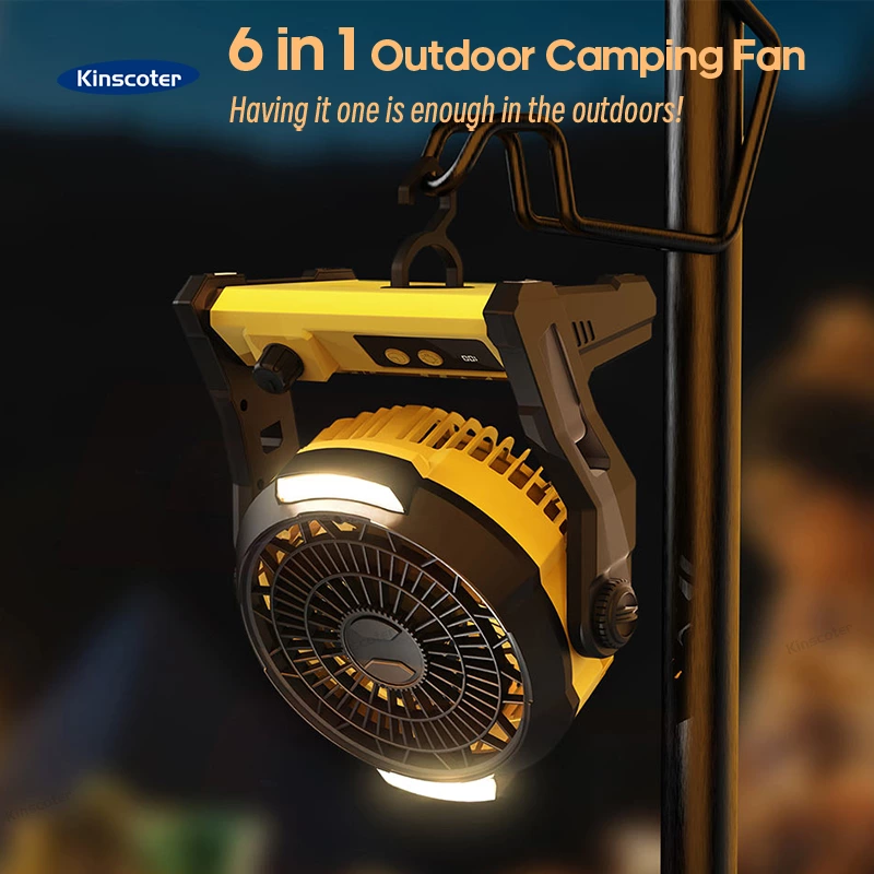 Multifunctional camping fan: an all-around cool partner for outdoor adventures