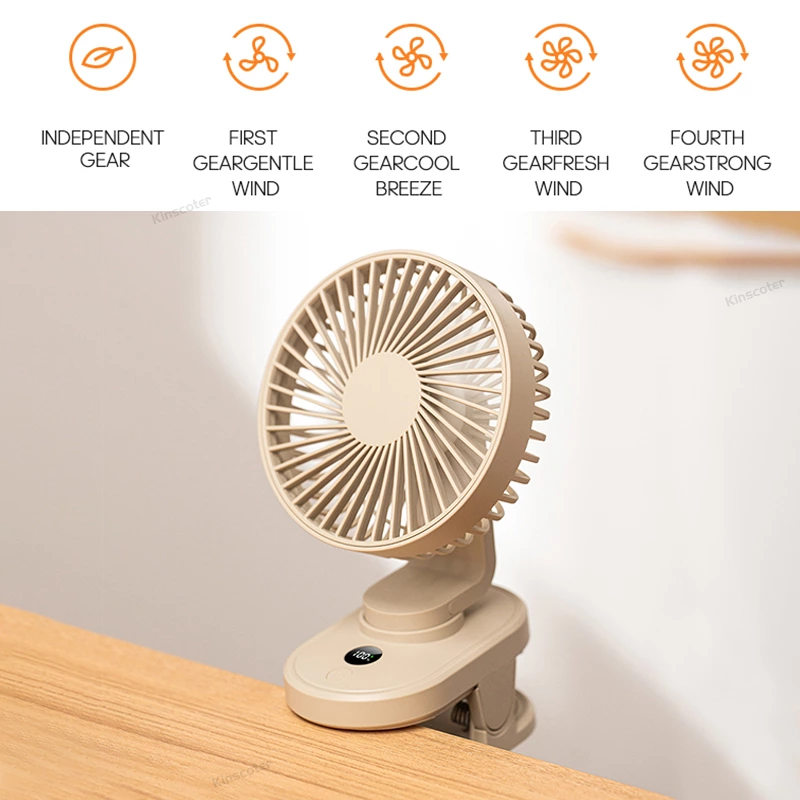 Essential for study and office: This desktop clip fan allows you to focus and cool