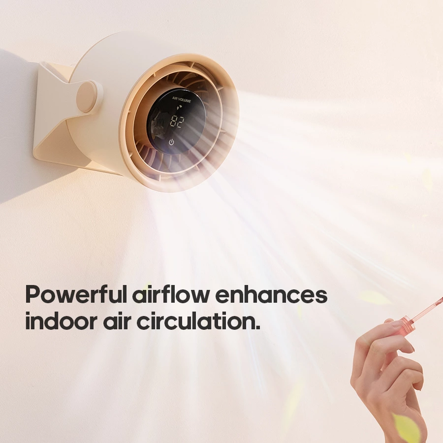 Smart touch desktop fan: 100 wind speed adjustment, reshape the new indoor cool experience