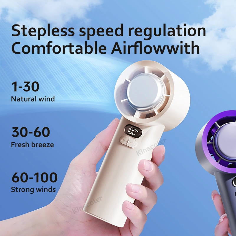 What makes this handheld fan such a versatile summer cooling solution? — A cooling experience from commuting to the great outdoors