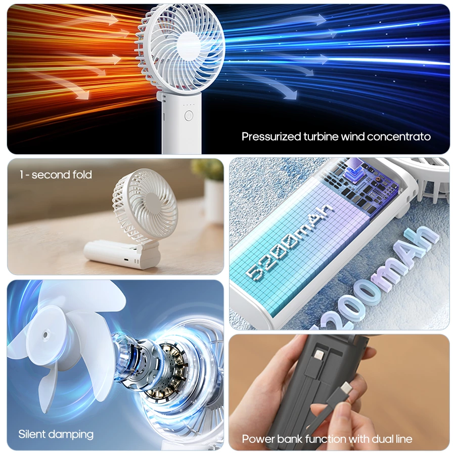A real-world review for outdoor enthusiasts! This handheld fan: Lightweight + Long battery life + Power bank functionality