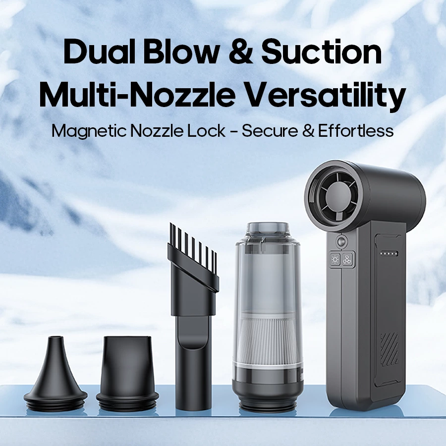 Lifestyle lovers rejoice! This multifunctional fan handles cooling, cleaning, and emergency situations.
