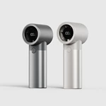 Kinscoter KC-F89A handheld high - speed fan, made by the manufacturer, features a sleek design with a digital display screen.