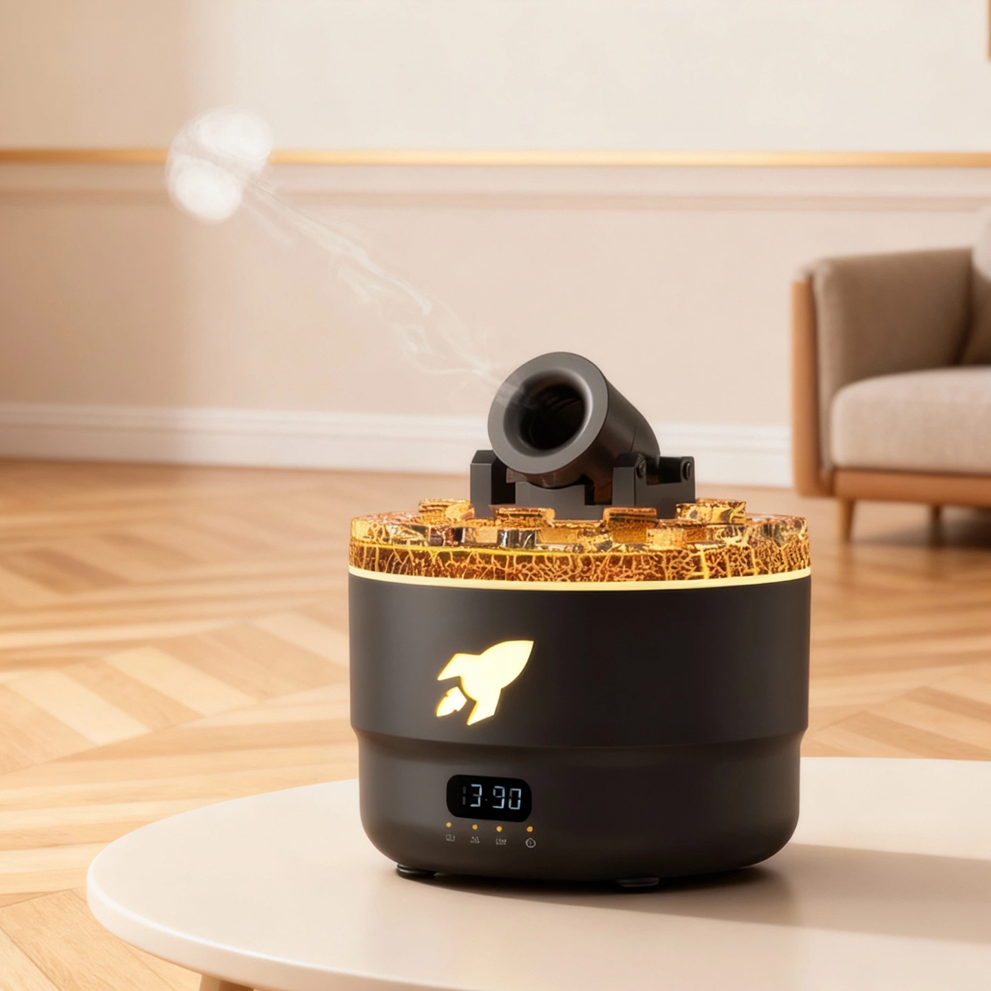 生活仪式感升级！创意炮台烟圈香薰机，让香气与乐趣同行