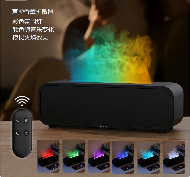暖感治愈神器!仿真火焰香薰机,双效加湿 + 多彩氛围的家居新宠